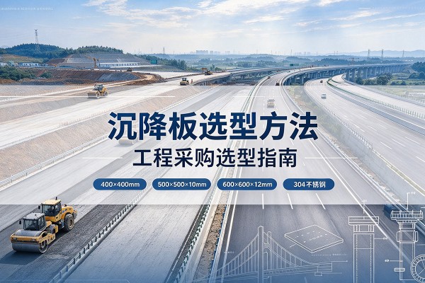 冠县沉降板选择方法