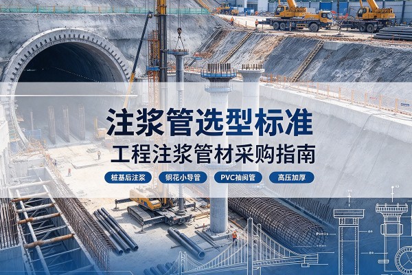 冠县注浆管选型标准