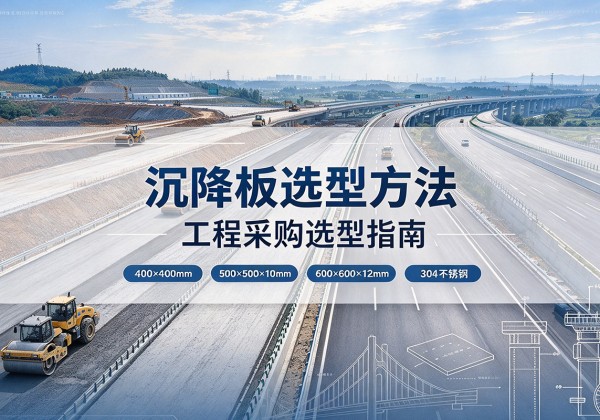 冠县沉降板选择方法