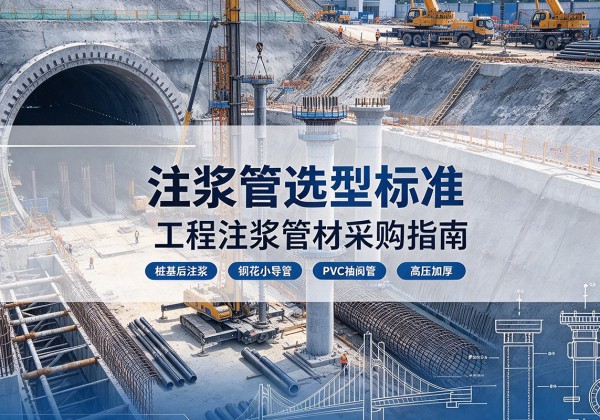冠县注浆管选型标准